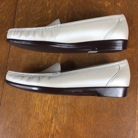 SAS Simplify Pearl Leather Tripad Comfort Walking Loafers NEW 9.5 S - Picture 5 of 9